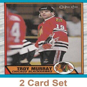 Troy Murray Hockey Card Collection